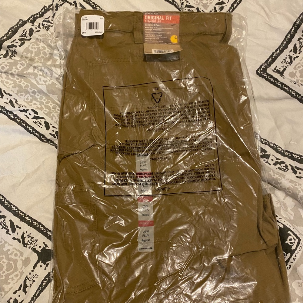 Carhartt Women’s plus original fit straight leg Crawford pant